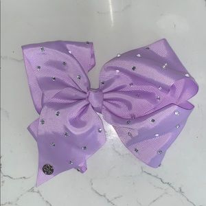 Purple Rhinestone Jojo Siwa Bow